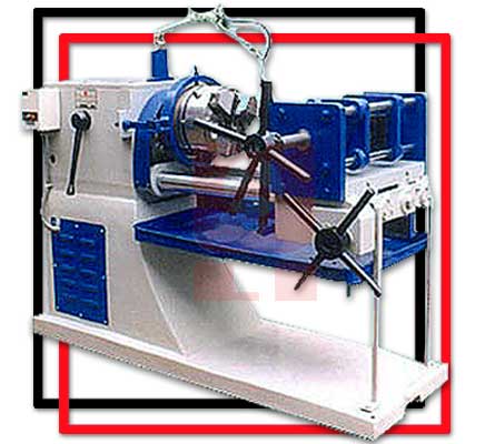 SCAFFOLDING PIPE THREADING MACHINE