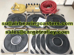 Air bearing casters with better quality with Finer brand