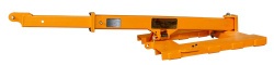 SWING ARM FORKLIFT BOOM AARDWOLF Lifter, stone handling equipment, stone clamp, material handling equipment, granite, marble