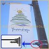 Metal Street Pole Advertising Banner Mechanism