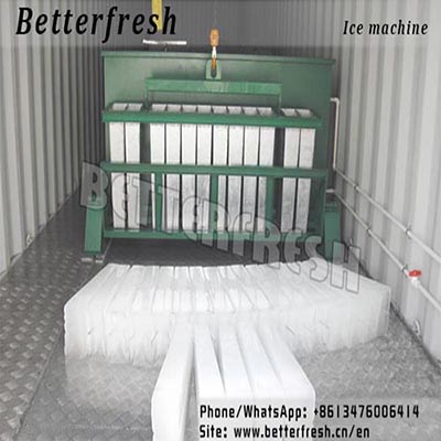 Block ice machine