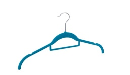 flocked Shirt Hanger with bar notches