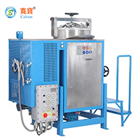 Explosion proof waste solvent recovery machine disitllation unit