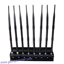 cell phone jammer 8 antennas desktop