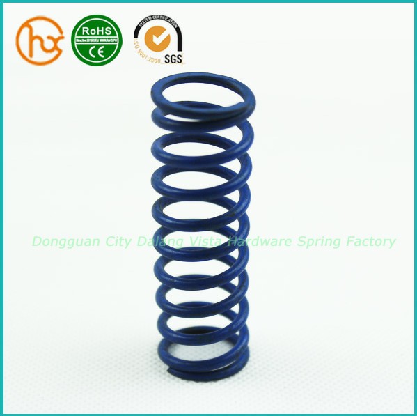 Blue Zinc-plated Compression Spring