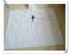 Disposable White PE Poncho - 03