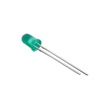 5mm, 8mm Round Green  UV-resistant Dip LED