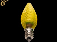 C7 yellow Christmas bulbs