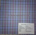 grey checks high-end shirting fabric