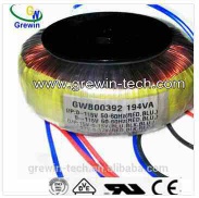 high efficiency 194VA encapsulated toroidal transformer for power amplifier