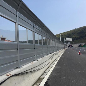 Noise can be stopped the spread of the metal noise barrier - 1