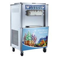 7 flavours ice cream machine