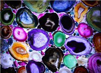 colorful agate board