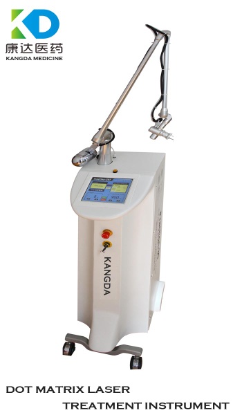 Vertical Dot matrix fractional carbon,CO2 laser wrinkle/acne/scar/pigment removal & skin tightening machine