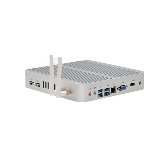 2G Ram 8G mSata SSD Linux Mini PC Windows, Intel Core i5, 6USB,HDMI,VGA,RJ-45,Intel i5 core 4200U, Silver Aluminum