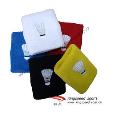 terry cotton embroidery logo sweatband