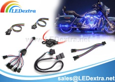 Motorcycle LED Lighting Kit Cable Set