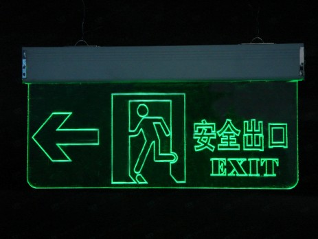 led exit sign