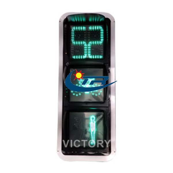 Pedestrian Solar LED traffic signal light