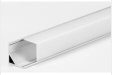 led aluminum corner profile with diffuser for led strip