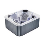 3 Person Spa Garden Villa Mini Outdoor Hot Tub - outdoor hot tub