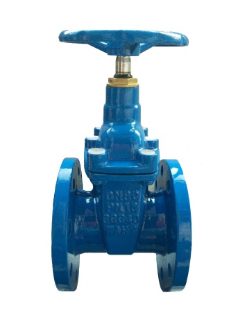 DIN non-rising stem resilient seatd gate valve