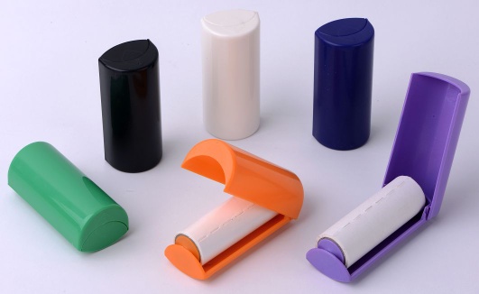 Plastic handle adhesive paper lint roller for pet hair cleaning