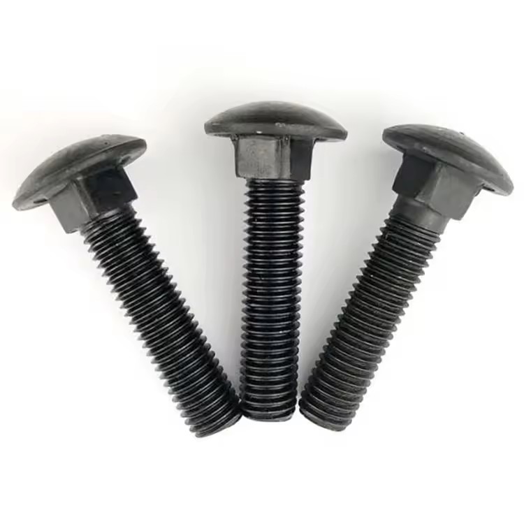 DIN603 Carriage Bolt Black Finish