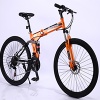 26inch 21speed Foldable Mountain Bike riding for men high carbon steel frame aluminum alloy rim