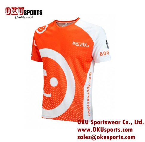 Custom printing polyester Running Shirt, Running Top, Running jersey, Running Sportswear