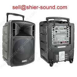 portable PA sound system with DVD/USB/SD/UHF/FM AK12-209A