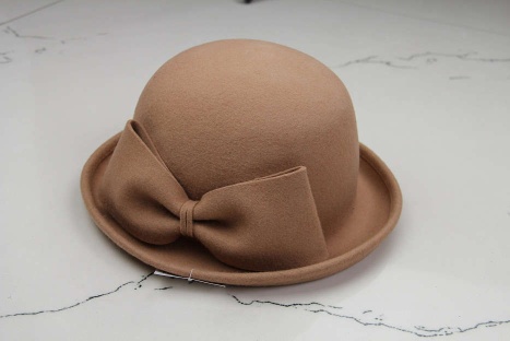 Custom womans wool felt bowler hats