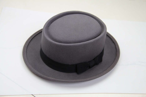 Promotional mans wool felt pork pie hats