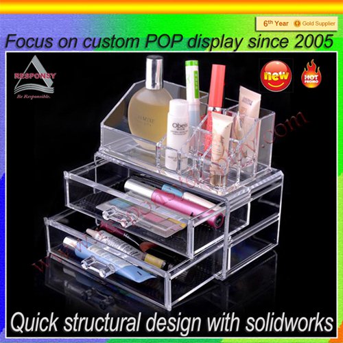 acrylic cosmetic display stand