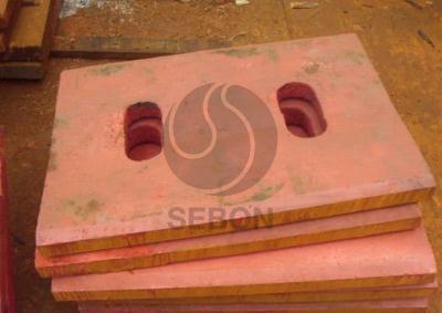 High manganese steel toggle plate