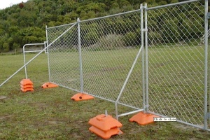 Temporary fence