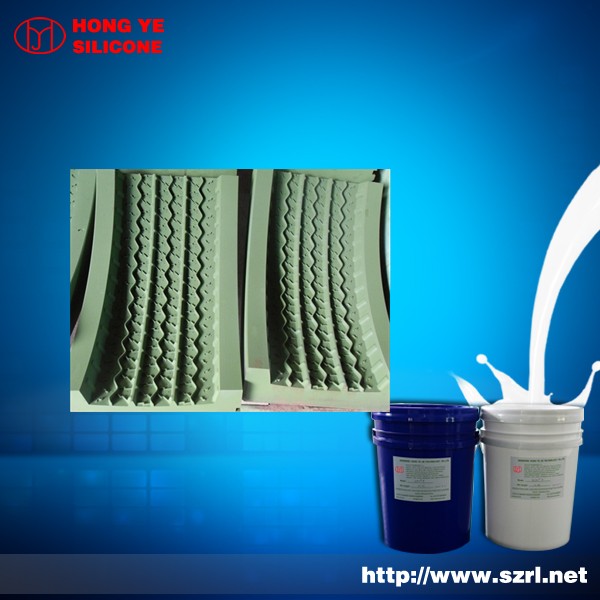 Addition cure silicone rubber for tire mold