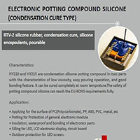 this kind of silicon rubber could be applied to - high powered electronics,  - DC/DC module and circuit board which requires heat dissipation and high temperature resistance. -It can be broadly used for LED screen, Wind Power Generator, PCB substrate, etc.