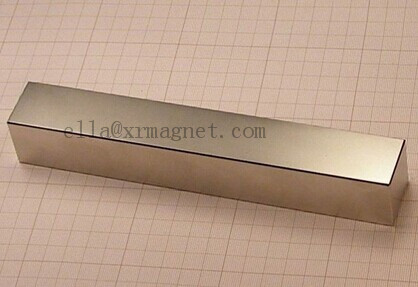 permanent neodymium big block square rectangle industry magnet 200X30X30MM N48H nicuni coating