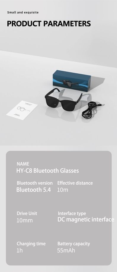 AI Translation Glasses: Your Portable Multilingual Assistant - SL-C8AI