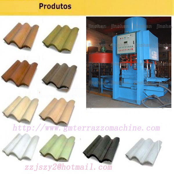 JS128 Double layer roof tile machine