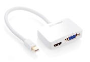 UGREEN Mini Displayport to HDMI & VGA Dual converter Premium ABS case