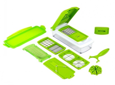 Multiple function dicer nicer plus vegetable tools set