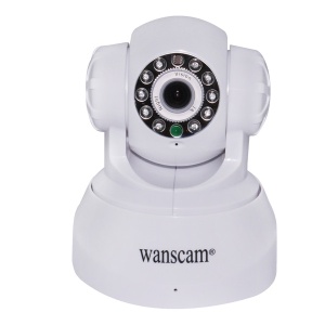 IR P2P Wireless Pan Tilt IP Camera With Two Way Audio