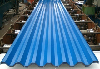 Colored Corrugated Steel Sheet