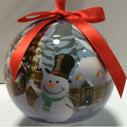 Christmas ball snowman balls