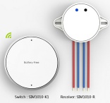 Simplelink energy harvesting 433mhz water-proof RF wireless switch