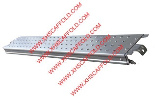 Ringlock scaffolding steel plank with hook