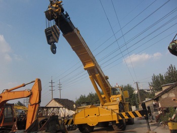 used grove terrain crane RT800