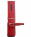 Red color luxury hotel door lock